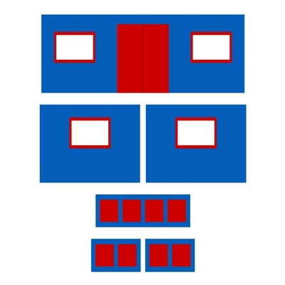 Kids' Junior Metal Loft Bed With Storage Steps And Curtain Set Black/Blue - Room & Joy - Image 7